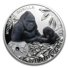 Load image into Gallery viewer, 2014 Niue Mountain Gorilla Endangered Animal Species 1/2 oz Proof Silver Coin | Zion Metals