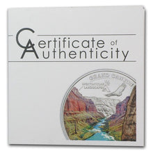 Load image into Gallery viewer, 2014 Cook Islands Spectacular Landscapes Grand Canyon Silver Coin | Zion Metals