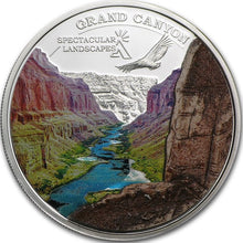 Load image into Gallery viewer, 2014 Cook Islands Spectacular Landscapes Grand Canyon Silver Coin | Zion Metals