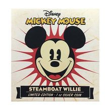 Load image into Gallery viewer, 2014 Niue Disney Mickey Mouse Steamboat Willie 1oz Proof Silver Coin | Zion Metals