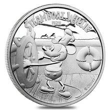 Load image into Gallery viewer, 2014 Niue Disney Mickey Mouse Steamboat Willie 1oz Proof Silver Coin | Zion Metals