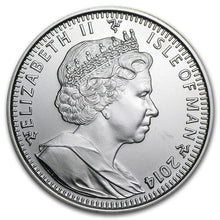 Load image into Gallery viewer, 2014 Isle of Man 1 oz Silver Angel BU | Zion Metals