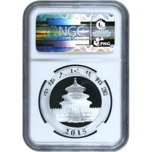 Load image into Gallery viewer, 2015 1 oz Chinese Silver Panda Coin NGC MS69 | Zion Metals