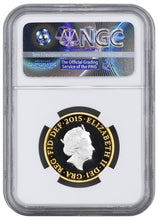 Load image into Gallery viewer, 2015 Great Britain 1 oz Silver Britannia Gilt Proof £2 NGC PF69 | Zion Metals