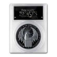 Load image into Gallery viewer, 2017 Cook Islands Fantastic Beasts 1 oz Silver Black Proof PCGS PR70 Coin | Zion Metals
