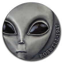 Load image into Gallery viewer, 2017 Cameroon UFO Series - 70th Anniversary of Roswell Silver Coin | Zion Metals