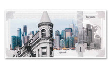 Load image into Gallery viewer, 2017 Cook Islands 1 Dollar 5 gram Silver Toronto Skyline Dollar Note | Zion Metals