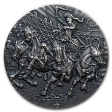 Load image into Gallery viewer, 2018 Niue 2 oz Antique Silver Roman Gods (Bellona) | Zion Metals