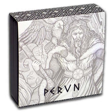 Load image into Gallery viewer, 2018 Niue 2 oz Antique Silver Slavic Gods: Perun God of Thunder | Zion Metals