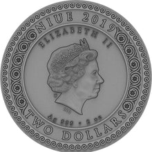 Load image into Gallery viewer, 2019 Niue ARTEMIS itGoddesses 2 oz Silver AntiqueCoin | Zion Metals