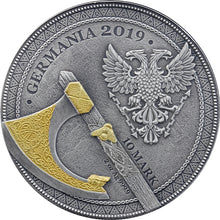 Load image into Gallery viewer, 2019 Germania Mint Warriors: Berserk 2 oz Silver BU Antique | Zion Metals