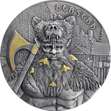 Load image into Gallery viewer, 2019 Germania Mint Warriors: Berserk 2 oz Silver BU Antique | Zion Metals