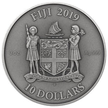 Load image into Gallery viewer, 2019 Fiji 10$ GOTHIC Mandala Art 3oz Rare Silver Coin | Zion Metals