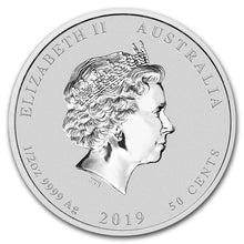 Load image into Gallery viewer, 2019 Australia 1/2 oz Silver Lunar Year of the Pig BU (Colorized) Series II | Zion Metals