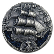 Load image into Gallery viewer, 2019 Republic of Cameroon 2 oz Silver Queen Anne's Revenge | Zion Metals