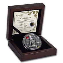 Load image into Gallery viewer, 2019 Niue 2 oz Antique Silver Japanese Culture Geisha | Zion Metals