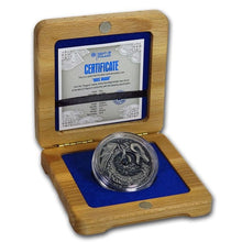 Load image into Gallery viewer, 2019 Niue 2 oz Silver Antique Dragons Norse Dragon | Zion Metals