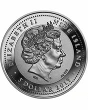 Load image into Gallery viewer, 2019 Niue 2 oz Antique Silver VENETIAN MASK CARNIVAL OF VENICE Ultra High Relief | Zion Metals