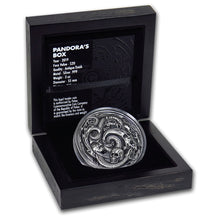 Load image into Gallery viewer, 2019 Palau 3 oz Silver Epic High Relief Pandora's Box | Zion Metals