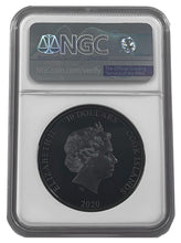 Load image into Gallery viewer, 2020 Cook Islands 2 oz Silver Black Proof Airplane Propeller NGC PF69 | Zion Metals