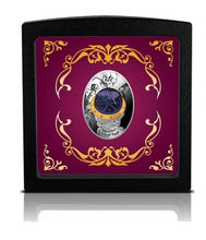 Load image into Gallery viewer, 2020 Niue Silver Faberge Eggs Blue Tsarevich Constellation Egg | Zion Metals