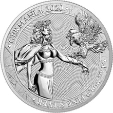 Load image into Gallery viewer, 2020 Lady Germania 1 oz Silver Round BU | Zion Metals