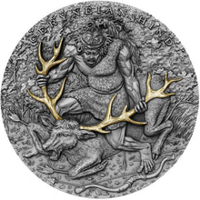 Load image into Gallery viewer, 2020 Niue 2 oz CERYNEIAN HIND – TWELVE LABOURS OF HERCULES Silver Coin | Zion Metals