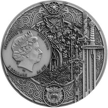 Load image into Gallery viewer, 2020 Niue SWORD OF DESTINY The Witcher 2 oz Antique finish Silver Coin | Zion Metals