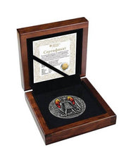 Load image into Gallery viewer, 2020 Republic of Cameroon 2 oz Antique Silver Archangel Michael | Zion Metals