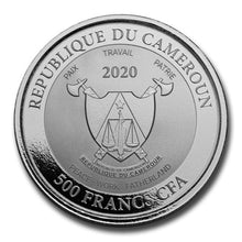 Load image into Gallery viewer, 2020 Cameroon 1 oz Silver Mandrill BU | Zion Metals