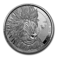 Load image into Gallery viewer, 2020 Cameroon 1 oz Silver Mandrill BU | Zion Metals