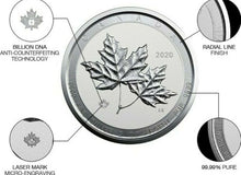 Load image into Gallery viewer, 2020 Canadian Twin Maples 2 oz Silver Coin BU | Zion Metals