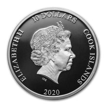 Load image into Gallery viewer, 2020 Cook Islands 2 oz Silver Black Proof Airplane Propeller | Zion Metals