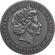 Load image into Gallery viewer, 2020 Niue El Dorado 2 oz Antique finish Silver Coin | Zion Metals