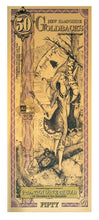 Load image into Gallery viewer, 50 New Hampshire Goldback (2020) - Aurum Gold Note (24k) | Zion Metals