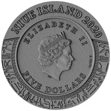 Load image into Gallery viewer, 2020 Niue Horus Gods of Anger 2 oz Antique finish Silver Coin | Zion Metals
