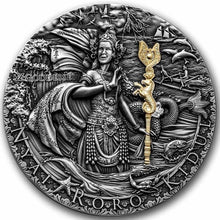 Load image into Gallery viewer, 2020 Niue ItGoddesses Nyai Roro Kidul 2 oz Silver Antique Coin | Zion Metals