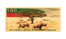 Load image into Gallery viewer, 2021 Aurum Republic of Cameroon 1/1000 oz Gold Note | Zion Metals