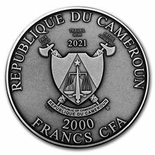 Load image into Gallery viewer, 2021 Cameroon 2 oz Silver Albrecht Dürer: Rhinoceros | Zion Metals