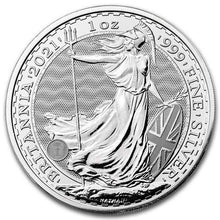 Load image into Gallery viewer, 2021 Great Britain 1 oz Silver Britannia BU | Zion Metals