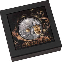 Load image into Gallery viewer, 2021 Cook Islands 3 oz Silver Antique Steampunk Jet Pack | Zion Metals