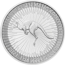 Load image into Gallery viewer, 2021 1 oz Australian Silver Kangaroo Coin (BU) | Zion Metals