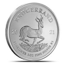 Load image into Gallery viewer, 2021 South African Krugerrand 1 oz Silver Coin BU | Zion Metals