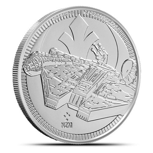 2021 Niue Star Wars Millennium Falcon 1 oz Silver Coin BU | ZM | Zion Metals