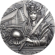 Load image into Gallery viewer, 2021 Cook Islands 3 oz Silver Amaterasu Goddess Of The World Coin | Zion Metals