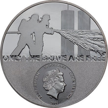 Load image into Gallery viewer, 2021 Cook Islands Real Heroes Firefighter 3 oz Silver Antique Coin | Zion Metals