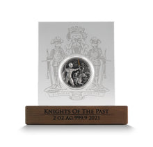 Load image into Gallery viewer, 2021 Malta 2 oz Silver Antique KNIGHTS OF THE PAST 10 Euro Coin | Zion Metals