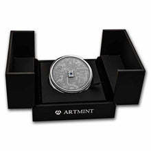 Load image into Gallery viewer, 2021 Niue 2 oz Silver Antique Microchip 50th Anniversary Coin | Zion Metals