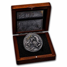 Load image into Gallery viewer, 2021 Niue 2 oz Antique Silver Famous Chinese Warriors Sima Yi | Zion Metals