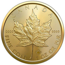 Load image into Gallery viewer, 2022 1 oz Gold Canadian Maple Leaf .9999 – Sealed Tube of 10 Coins (BU) | Zion Metals